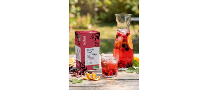 Moment fruité : une infusion froide bio aux notes gourmandes